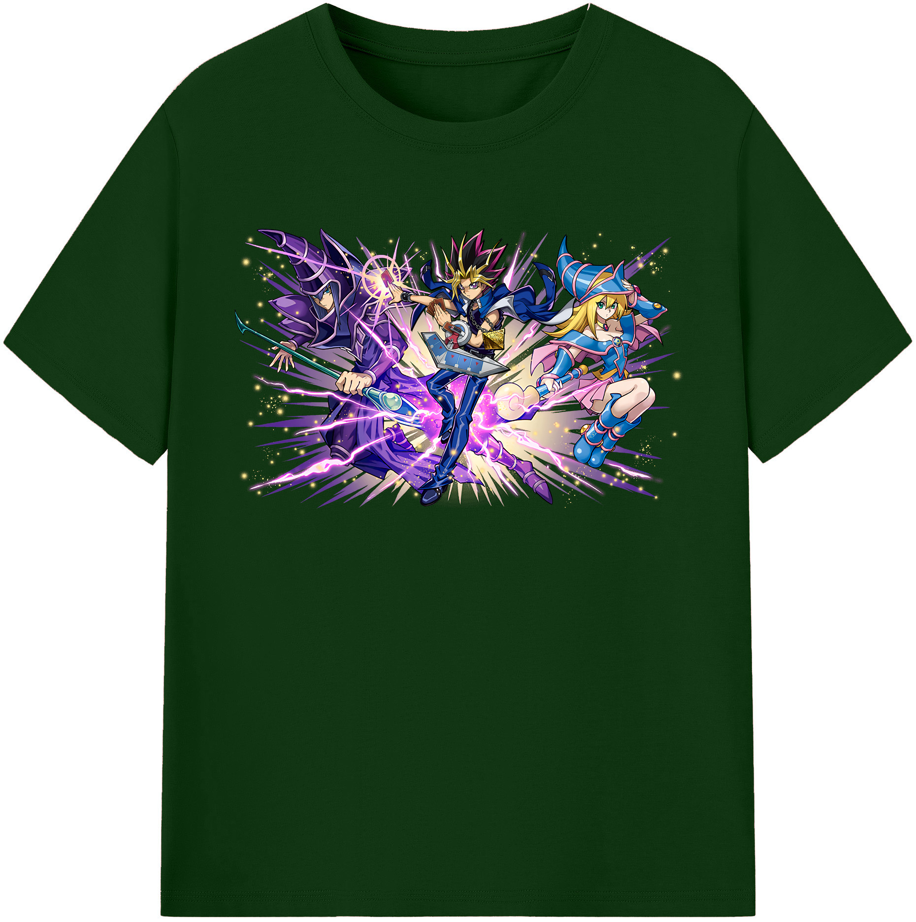（画像用） 遊☆戯☆王 Yu-Gi-Oh! 綿100％半袖Tシャツ（フロントプリント）